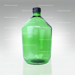Бутыль 10,0 л Казацкий (зеленый) стеклянный оптом и по оптовым ценам в Ижевске