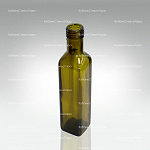 Бутылка 0,250  (31,5)"MARASCA" оливковая стекло