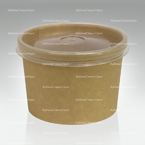 Упаковка для супа 230 мл с пластиковой крышкой оптом и по оптовым ценам в Ижевске