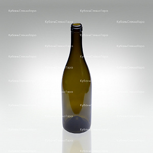 Бутылка 0,750 Бургундия оливковая (20/21/23) стекло оптом и по оптовым ценам в Ижевске