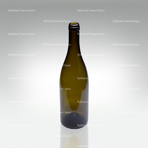 Бутылка 0,750 Бургундия оливковая (20/21/23) стекло оптом и по оптовым ценам в Ижевске