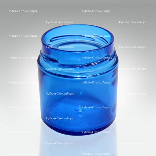Стеклобанка 0,200  ТВИСТ (66)  Deep (синяя) банка стеклянная КСТ оптом и по оптовым ценам в Ижевске