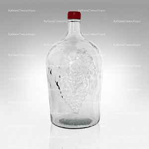 Винная бутылка 5 л (38) стекло с крышкой оптом и по оптовым ценам в Ижевске
