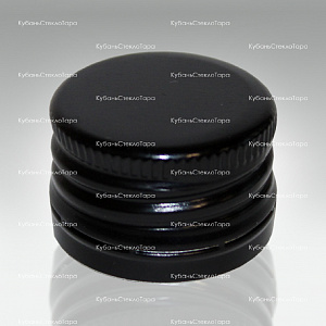 Колпачок алюминиевый с резьбой (25*17) черный в Ижевске оптом и по оптовым ценам