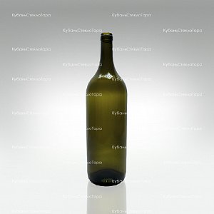 Бутылка 1,0  Бордо оливковая стекло оптом и по оптовым ценам в Ижевске
