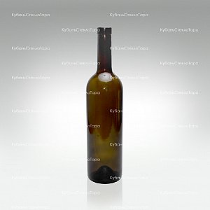 Бутылка 0,750 Бордо оливковая (П-29-А4) стекло оптом и по оптовым ценам в Ижевске