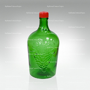 Винная бутылка 3 л (38) зеленая стекло оптом и по оптовым ценам в Ижевске
