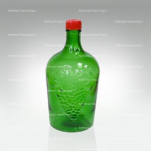 Винная бутылка 3 л (38) зеленая стекло оптом и по оптовым ценам в Ижевске