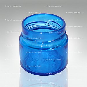 Стеклобанка 0,100 ТВИСТ (58) Deep Ровная (синяя) банка стеклянная оптом и по оптовым ценам в Ижевске