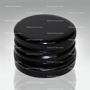 Колпачок алюминиевый с резьбой (28*18) черный в Ижевске оптом и по оптовым ценам
