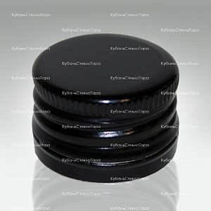 Колпачок алюминиевый с резьбой (28*18) черный в Ижевске оптом и по оптовым ценам