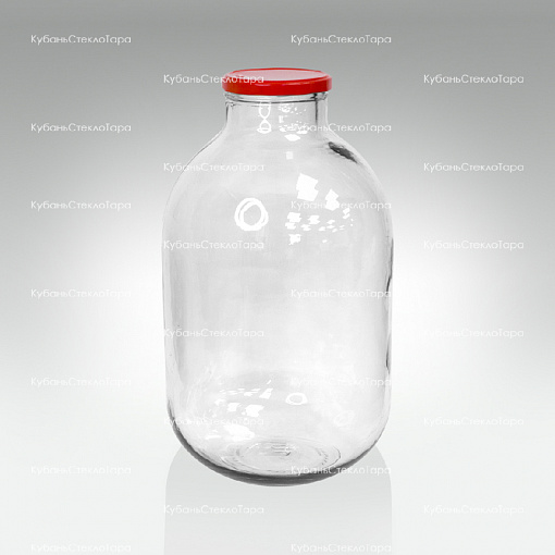 Бутыль 10 ТВИСТ (100) (прозрачный) стеклянный с крышкой оптом и по оптовым ценам в Ижевске
