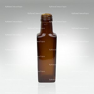 Бутылка 0,100  Гранит ВИНТ (28) Коричневая стекло оптом и по оптовым ценам в Ижевске